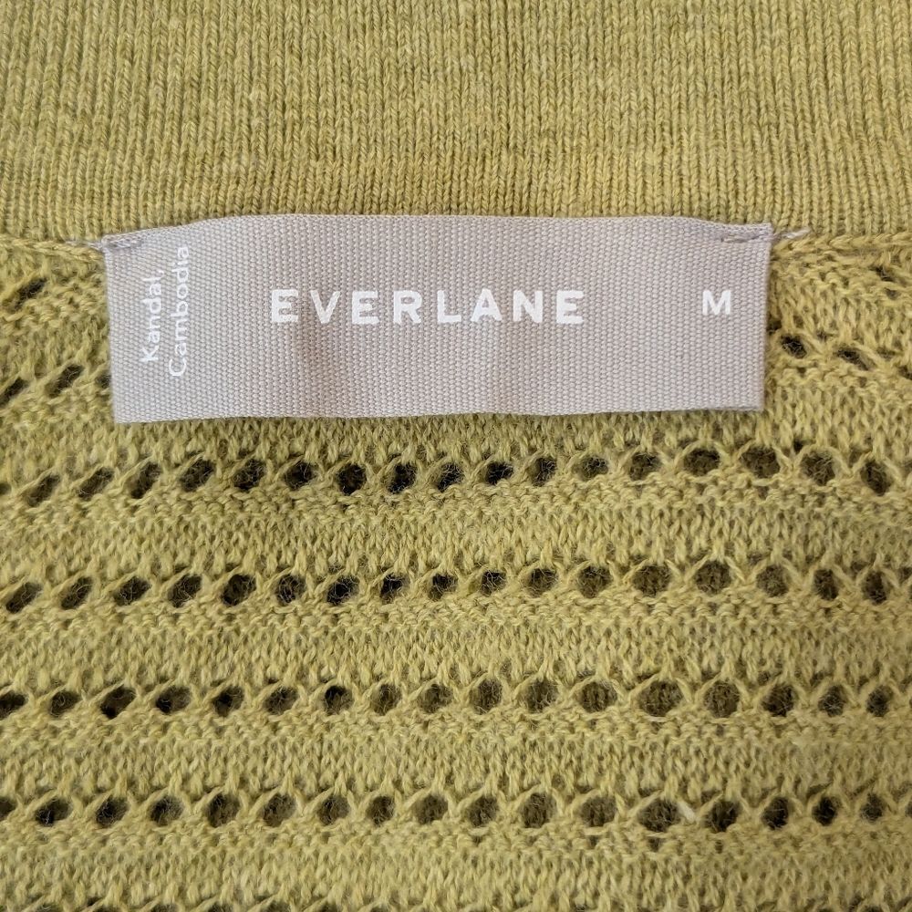 Everlane Preppy Academia Normcore Sporty Cozy Coastal Cowgirl Quiet Luxury Top M - Picture 2 of 11